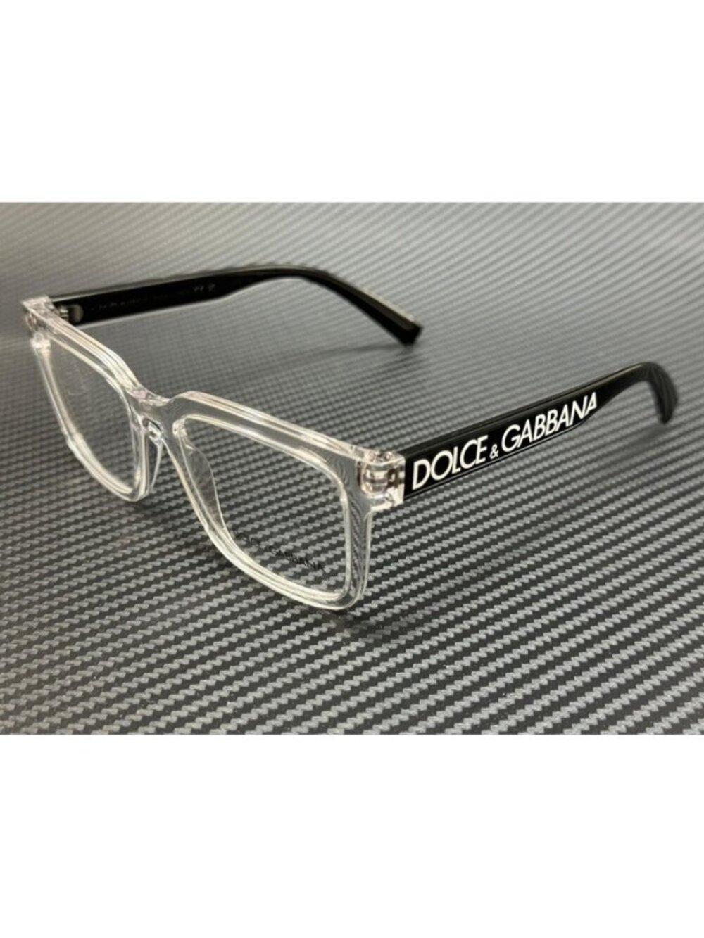 New Dolce & Gabbana Men Crystal Eyeglasses 50-18-145